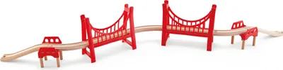 Produktbild von Hape E3710, Junge/Mädchen, Holz, 3 Jahr(e), Holz, Modelleisenbahn/Eisenbahn, Nicht für Kinder unter 36 Monaten geeignet