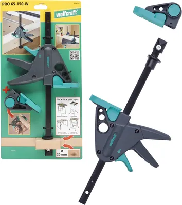Produktbild von Wolfcraft 3036000 Worktop clamp 3036000 Span width (max.): 120 mm