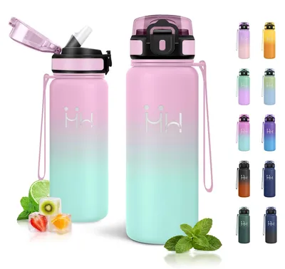Obrázek produktu pro JAPORIA, nerezová láhev na pití, 750 ml, s brčkem, s vakuovou izolací