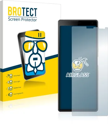 Produktbild von BROTECT Schutzglas für Sony Xperia 10 Schutzfolie Panzer Folie Glas Display Schutz klar