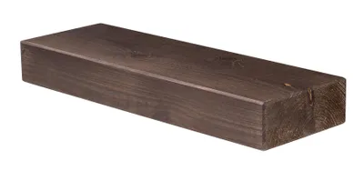 Produktbild von levandeo Wandregal Holz Massiv 60x20cm Nussbaum Farbig Wandboard Regal Vintage