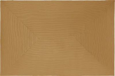Produktbild von tectake® Geflochtener Teppich 290 x 200 cm Jute-Optik Boho Indoor & Outdoor pflegeleicht, Flachgewebter Teppich, Flechtteppich, Webteppich, in braun