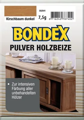 Produktbild von Bondex Pulverbeize Kirschbaum Dunkel 7,5 g - 352541