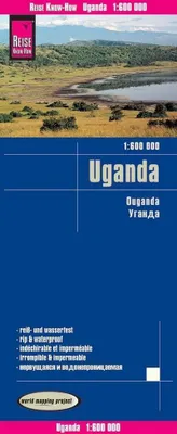Produktbild von Reise Know-How Landkarte Uganda (1:600.000)