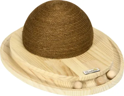 Produktbild von PawHut Interaktives Katzenspielzeug, 2-in-1-Design, Kratzspielzeug, Kiefernholz