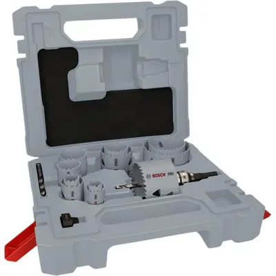 Zdjęcie produktu dla BOSCH PROFESSIONAL - PRO Mehrkomponenten-Lochsägen-Set - 15-teilig - 20 bis 76 mm - Für Bohrmaschinen und Schraubendreher