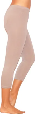 Obrázek produktu pro Dámské 3/4 capri legíny Bavlna BEIGE S