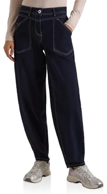 Productafbeelding van Cecil Damen jeans met wijde pijpen en patch pockets