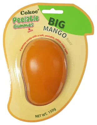 Productafbeelding van Cokoc Peelingsnoep, mango smaak, 150g