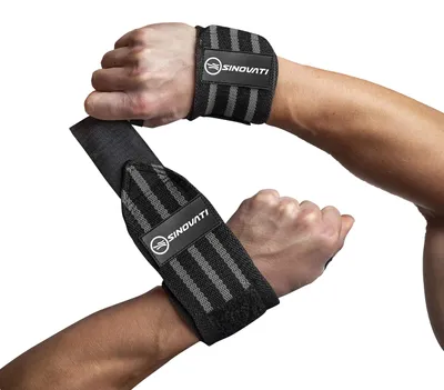 Produktbild von Handgelenkbandage Fitnessbandage Crossfit-Bandage - 80 % Baumwolle - Klettverschluss - Unisex - Bankdrücken Powerlifting