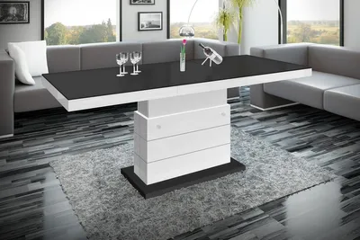 Produktbild von Design Couchtisch Tisch H-333 höhenverstellbar ausziehbar Esstisch