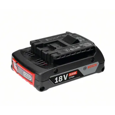 Produktbild von Bosch Professional GBA 18V Lithium, 1 Akku x 3,0 Ah, 18 V, Schwarz