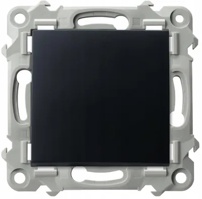 Image de Interrupteur unipolaire SZAFIR Noir Ospel