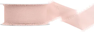 Chiffonband 4cm x 10m Hellrosa