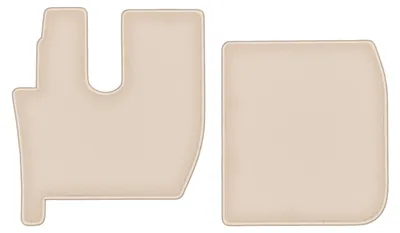 Produktbild von DURBAN Beige Velours-Fußmatten vorne für Ford F-MAX Nutzfahrzeug (2018-)