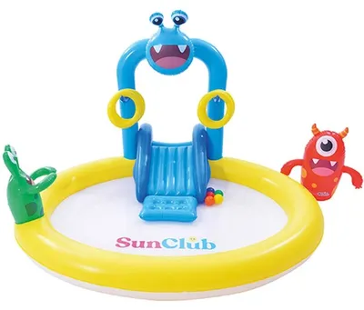 Produktbild von Kindermonster Spielplatz Pool 178x171x121cm 51141