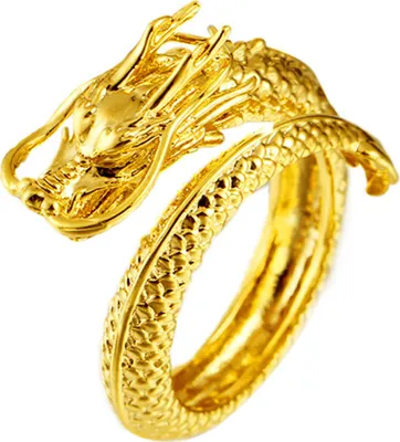 Produktbild von Paar passender Ring 3D Drache Phönix goldene Farbe offen verstellbar Antrag Ehering Jahrestagsgeschenk Erwachsener Knöchelring Fingerschmuck