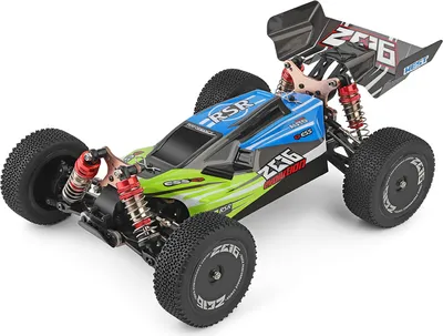 Produktbild von Grün Wltoys 144001 1/14 2.4G 4WD Hochgeschwindigkeits-RC-RC-Fahrzeugmodelle 60 km / h