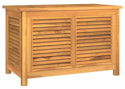 Obrázek produktu pro vidaXL Zahradní box s taškou 90x50x58 cm z masivního teakového dřeva