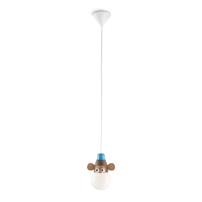 Produktbild von Philips myKidsRoom Pendelleuchte 405915516, Flexible Halterung, Mehrfarben, Weiß, Glas, Metall, Glas, Kinderzimmer