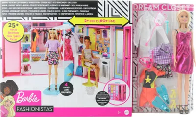 Zdjęcie produktu dla Barbie Wymarzona szafa z lalką GBK10