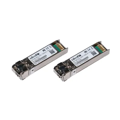 Immagine prodotto di Modulo bidirezionale monomodale MikroTik 25G 10 km (2 pezzi)