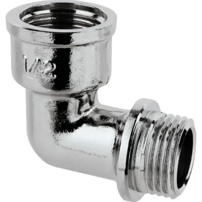 Produktbild von sanicomfort Winkel Messing verchromt 21,3mm (1/2") IG x AG