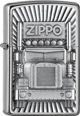 Produktbild von ZIPPO - Zippo Trucker-Motiv - Street Chrome™ - Emblem -Sturmfeuerzeug nachfüllbar Benzin 2007585