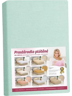 Immagine prodotto di Lenzuolo in cotone - Verde - 90x200