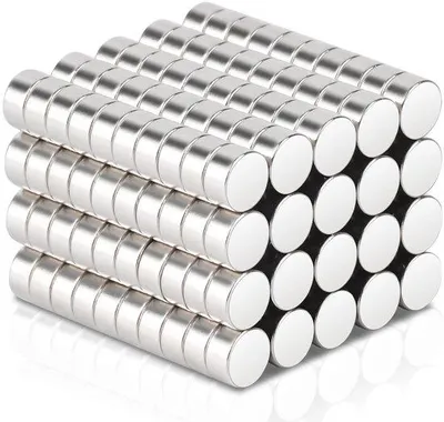 Produktbild von Starke kleine Magnete 4x2mm Neodymium rund weiß