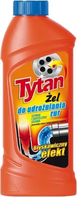 Zdjęcie produktu dla Żel do Udrożniania rur Tytan Mocny Skuteczny do rur Kanalizacyjnych 500ml