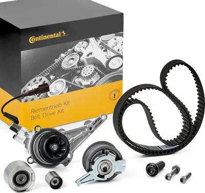 Produktbild von Continental ContiTech CT1229WP1 Zahnriemensatz + Wasserpumpe für VW Passat Variant (3G5, CB5) T-Roc (A11) Touran (5T1) Golf VIII Schrägheck (CD1)