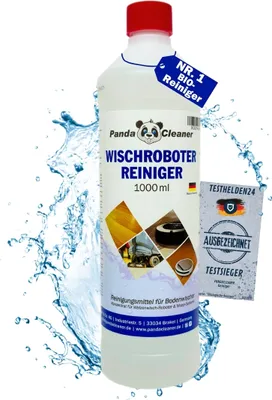 Produktbild von PandaCleaner Wischroboter Reiniger - Reinigungsmittel für Wischroboter - Streifenfreie & materialschonende Reinigung aller Böden - Bodenreiniger 1l