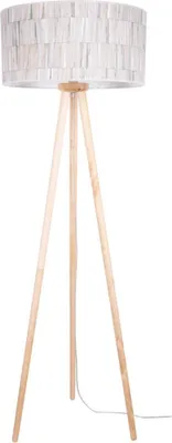 Produktbild von Stehleuchte, Birkenholz, Tapete, Landhaus, E27, H 154cm