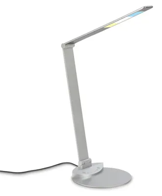 Image de BRILONER - Lampe de table LED réglable, Lampe de table LED orientable, Lampe de bureau Touch, Température de couleur réglable, Variable, Couleur argentée