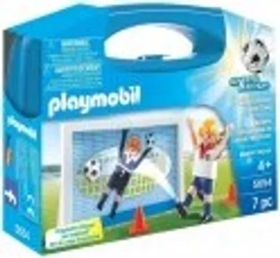 Produktbild von PLAYMOBIL Fútbol- Maleta PLAYMOBIL Playset, 5,5 x 21 x 16,3 cm (5654)  PLAYMOBIL