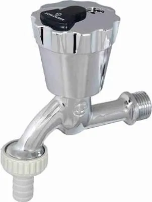 Obrázek produktu pro Js Auslaufventil,Abschliessbar M. Sv,Dn15,Poliert Chrom,Griff:chrom