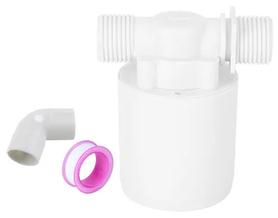 Obrázek produktu pro Plovoucí kulový ventil, integrovaná nádržka, automatická kontrola hladiny vody, plast, připojení G1/2 palce