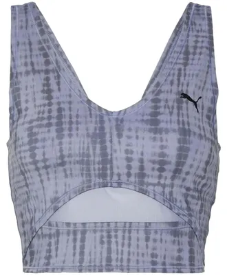 Produktbild von PUMA Studio Print Crop-Top Damen 18 - filtered ash M
