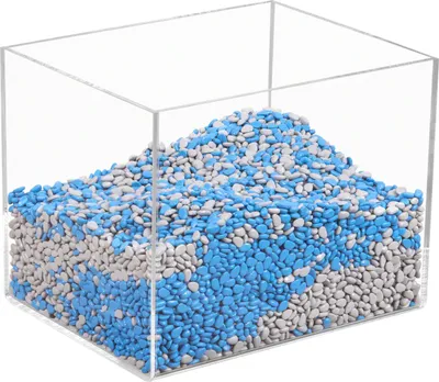 Produktbild von Thera Beans Therapie-Bohnen 30 kg inkl Acrylbox Bewegungstrainer Reha Neurologie
