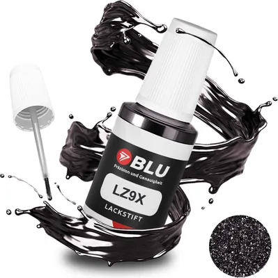 Produktbild von BLU Auto Lackstift Schwarz kompatibel für Audi LZ9X Kirschschwarz | Auto Lack Reparatur Ausbesserungslack