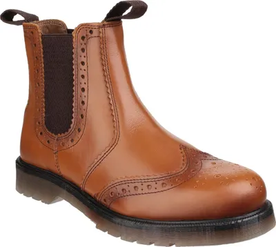 Produktbild von Amblers Herren Stiefel Dalby mit Flügelkappe und Anziehlaschen FS4985 (38 EU) (Hellbraun)