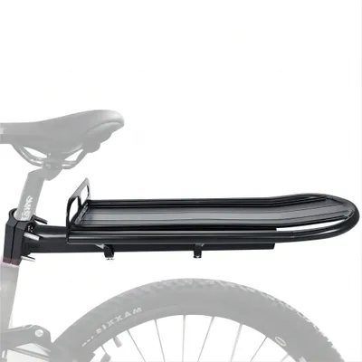 Productafbeelding van Fietsendrager van aluminiumlegering, maximale draagvermogen 10 kg, verstelbaar, snel te monteren, zwart