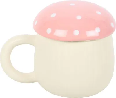 Obrázok produktu pre Niečo iné - Hrnček na kávu, hríb SD10319 (jedna veľkosť) (biela/ružová)