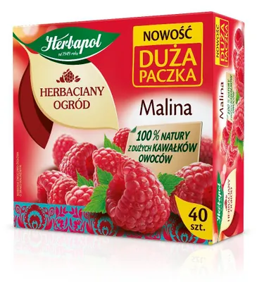 Obrázok produktu pre Herbata owocowo-ziołowa Malina Herbapol 108 g