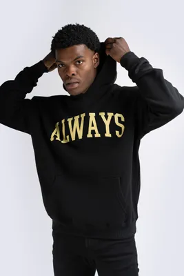 Produktbild von Uni Kapuzensweatshirt Oversize GIGANTE Black L BENLEE