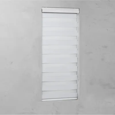 Produktbild von Cocoon Rollo Doppelrollo Fensterrollo Fenster ohne Bohren weiß 140 x 175 cm