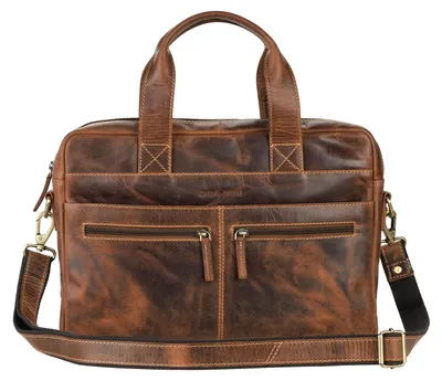 Immagine prodotto di GREENBURRY borsa da ufficio laptop bag con scomparto per laptop Vintage Business Bag 15" Brown marrone