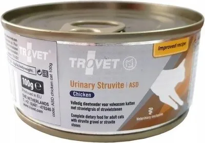 Produktbild von TROVET ASD Urinary Struvite mit Huhn - Katzennassfutter - 100 g