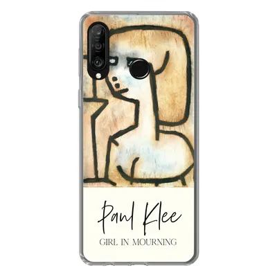 Produktbild von MuchoWow® Handyhülle Schutzhülle Hülle für Huawei P30 Lite Kunst - Paul Klee - Trauerndes Mädchen Silikon Softcase Handy Hülle - Handyhülle